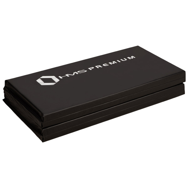 Materac gimnastyczny składany HMS Premium MGS01 Black, 2400x1200 mm