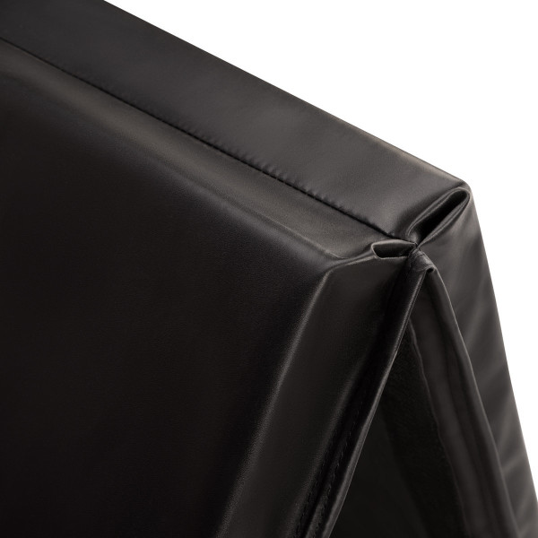 Materac gimnastyczny składany HMS Premium MGS01 Black, 2400x1200 mm