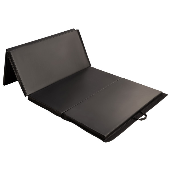 Materac gimnastyczny składany HMS Premium MGS01 Black, 2400x1200 mm