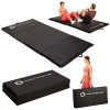 Materac gimnastyczny składany HMS Premium MGS01 Black, 2400x1200 mm