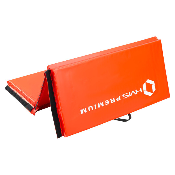 Materac gimnastyczny składany HMS Premium MGS01 RED, 2400x1200 mm