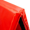 Materac gimnastyczny składany HMS Premium MGS01 RED, 2400x1200 mm