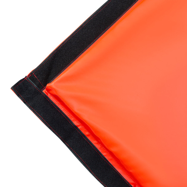 Materac gimnastyczny składany HMS Premium MGS01 RED, 2400x1200 mm