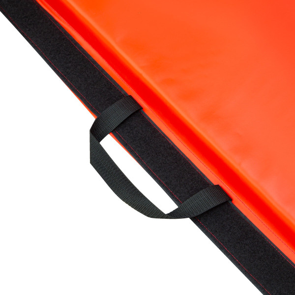 Materac gimnastyczny składany HMS Premium MGS01 RED, 2400x1200 mm