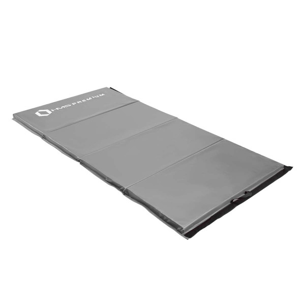 Materac gimnastyczny składany HMS Premium MGS01 Gray, 2400x1200 mm