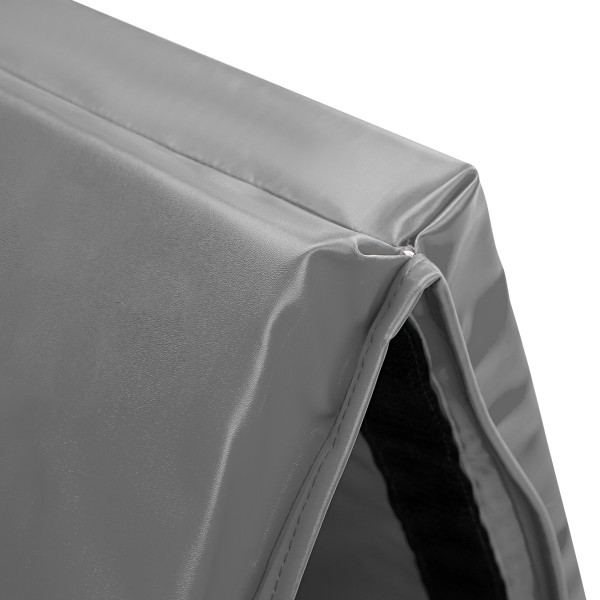 Materac gimnastyczny składany HMS Premium MGS01 Gray, 2400x1200 mm