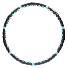 Hula hop masujący z magnesami HMS HHP006 BLACK-BLUE, 98cm