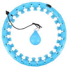 Hula hop Blue z wypustkami i obciążnikiem HMS HHW01