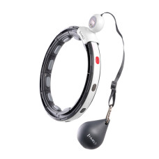 Hula Hop Black z magnesem i obciążnikiem + licznik HMS HHM15
