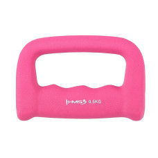 Kastet pink ciężarek żeliwny pokryty neoprenem HMS CK05, 0.5 kg