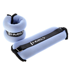 Obciążniki na ręce i nogi HMS OB04, niebieskie, 2 x 1kg