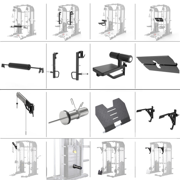 Cyklop 4 Atlas do ćwiczeń z suwnicą Smitha Semi Commercial HMS