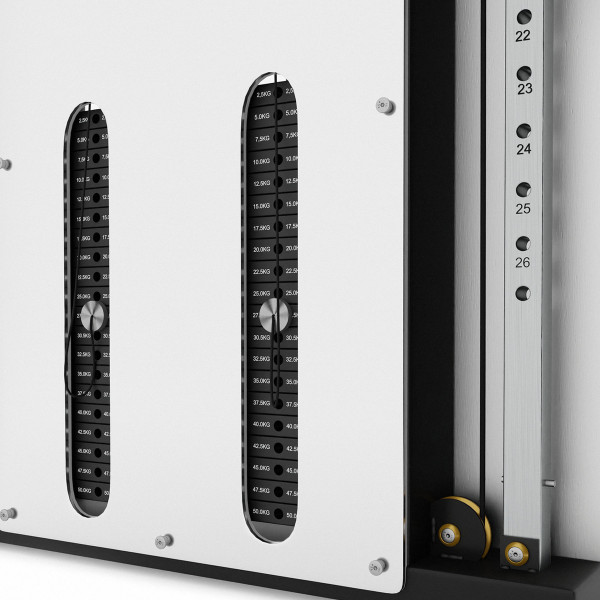 Brama treningowa podwójna ze stosem Commercial HMS BS302