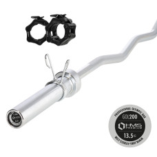 Gryf olimpijski łamany 13.5kg 1500mm HMS Premium GOL200 + (ZG 1000B)