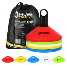 Treningowe grzybki HMS Premium GTR50, 50szt.