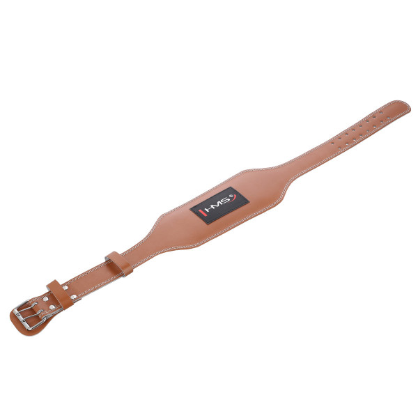 Pas do ćwiczeń siłowych HMS PA3998, brązowy, rozm. S