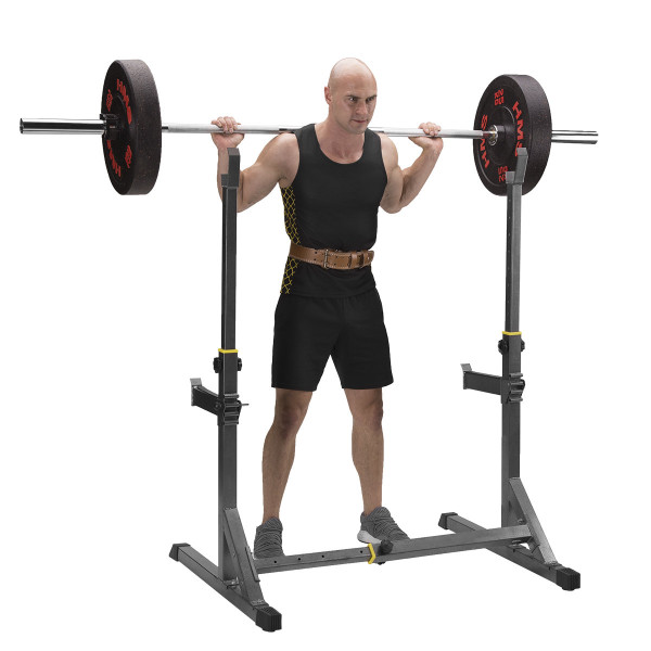 Pas do ćwiczeń siłowych HMS PA3998, brązowy, rozm. M