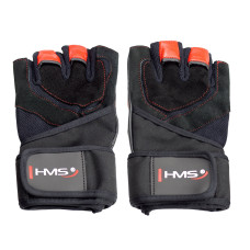 Rękawice na siłownię HMS RST01 Black/Red, rozm. L