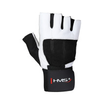 Rękawice na siłownię HMS RST04 White-Black, rozm. XXL