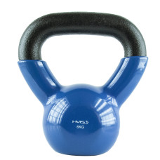 Kettlebell żeliwny pokryty winylem HMS KNV06, blue