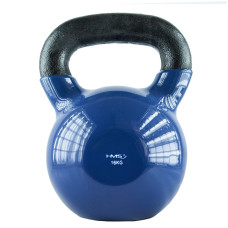 Kettlebell żeliwny pokryty winylem HMS KNV16, blue