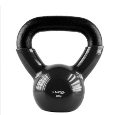 Kettlebell żeliwny pokryty winylem HMS KNV04, black