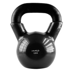 Kettlebell żeliwny pokryty winylem HMS KNV12, black