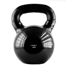 Kettlebell żeliwny pokryty winylem HMS KNV16, czarny