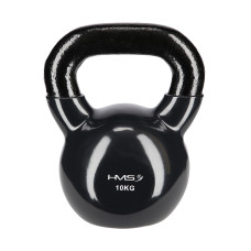 Kettlebell żeliwny pokryty winylem HMS KNV10, czarny