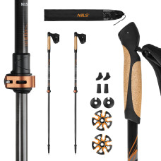 Kije Nordic Walking włókno węglowe Nils NW8613