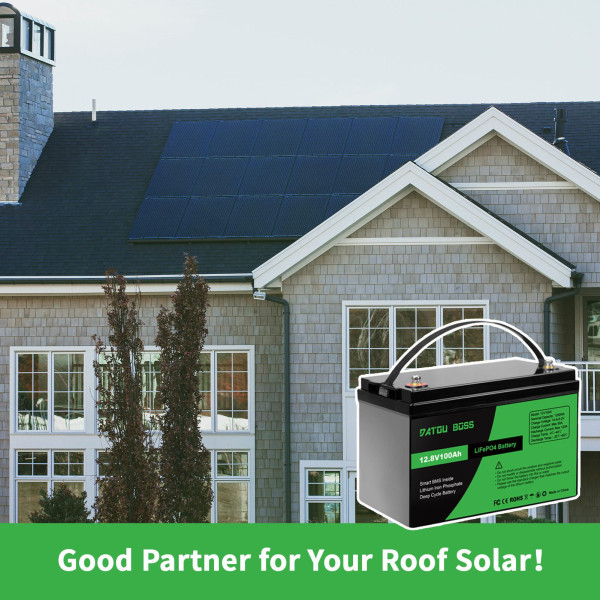 Акумулятор LiFePO4 DatouBoss 12V 100Ah