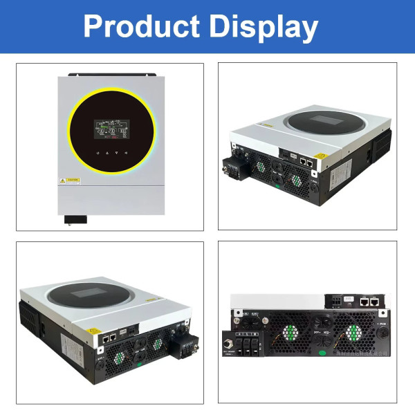 Сонячний гібридний інвертор Jesudom VM IV 4K 4000W 24V з WiFi – MPPT 120A, PV 5000W