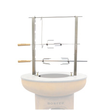 Stelaż z rożnem do planchy Bonfeu