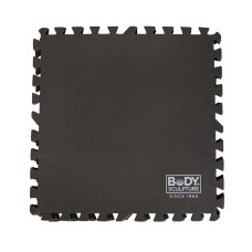 Mata ochronna puzzle czarna Body Sculpture BB8340B, 4 szt.