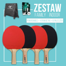 Stół do tenisa stołowego Cornilleau Zestaw Family Pack Indoor