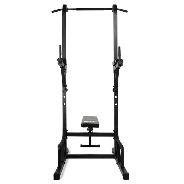 Poręcz wielofunkcyjna Power Tower Deluxe z ławką VirtuFit.