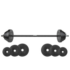 Sztanga fitness winylowa z obciążeniem VirtuFit, 20 kg