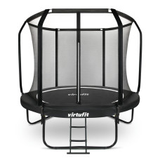 Trampolina premium z siatką bezpieczeństwa VirtuFit VIRTUFIT, 251 cm