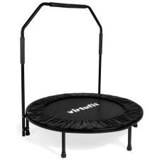 Trampolina fitness składana VirtuFit, z uchwytem 100 cm
