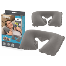 Dmuchana Poduszka Podróżna 46 x 28 cm Rogal Szara Bestway 67006