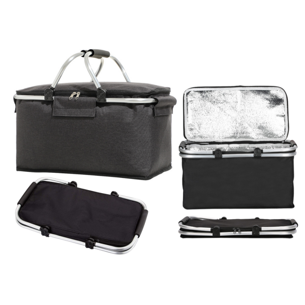 Termiczny Izolowany Koszyk Piknikowy Składany 30l