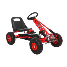 Gokart Czerwony A-15 Pompowane Koła