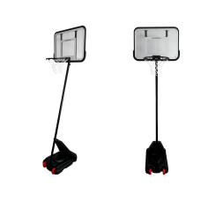 Kosz Do Koszykówki Kosz Na Kółkach Piłka Ogród Czarny 3 m