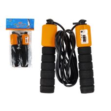 Skakanka Czarno-Pomarańczowa Z Licznikiem 280 cm Regulacja Fitness