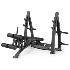 Ławka skos ujemny ze stojakami Marbo Sport MF-L008