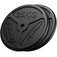 Obciążenia żeliwne slim 50kg / 2 x 25 kg, Marbo Sport