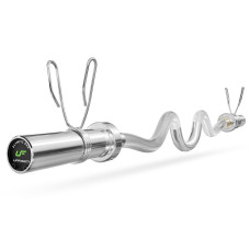 Gryf olimpijski mocno łamany 120cm UpForm UF-G120ML-OLI-CH