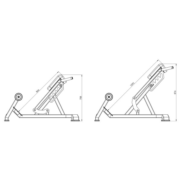Ławka na grzbiet (prostowniki grzbietu) Marbo Sport MP-L212 2.0