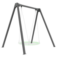 Huśtawka 1-stanowiskowa na łożyskach (stelaż) szeroka Marbo Sport PREMIUM MO-015