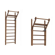 Гімнастична драбина NOHrD WallBar 10 Classic Walnut